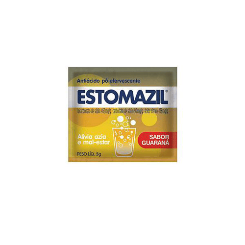Imagem do produto Estomazil - 462 Mg/G + 90Mg/G + 438 Mg/G Pó Efervescente 50 Envelope Pes 5 G Guaraná