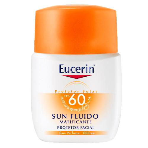 Eucerin Fps60 50Ml Sun Fluido Facial Matificante Toque Seco