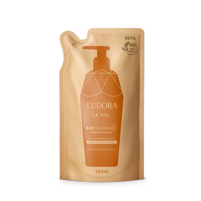 Imagem do produto Hidratante Corporal Eudora La Piel Mbar Dourado Refil 350Ml