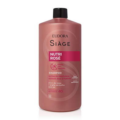 Imagem do produto Shampoo Eudora Siàge Nutri Rosé 1L