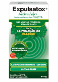 Imagem do produto Expulsatox - Xarope Expectorante 100 ML Sabor Framboesa