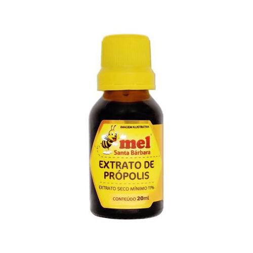 extrato de própolis santa bárbara 11% 20ml