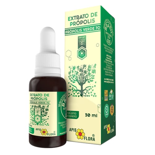 Extrato De Própolis Verde 70 Apisflora 30Ml