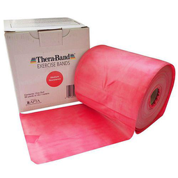Imagem do produto Faixa Elástica Para Exercícios Theraband Vermelho Média Metro Chantal
