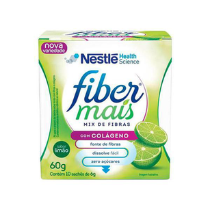 Imagem do produto Fibermais Colágeno Suplemento De Fibras Com Colágeno Sachê Com 10 Unidades De 6G Cada
