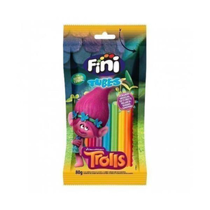 Imagem do produto Fini Tubes Trolls Sortidos Com 80G