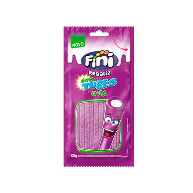 Fini Tubes Uva Cítricos Com 80G