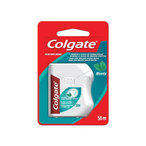 Fio Dental - Colgate Menta Com 50 Metros