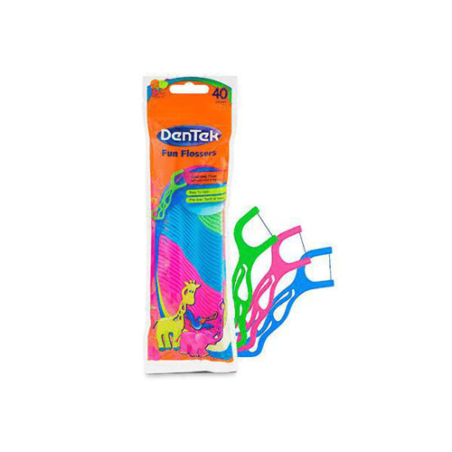 Imagem do produto Fio Dental Dentek Infantil Fun Flossers 40 Unidades