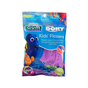 Imagem do produto Fio Dental Gum Dory Kids' Flossers Com 40 Unidades