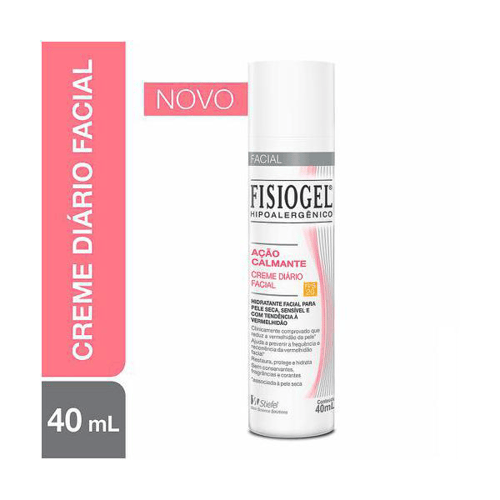 Imagem do produto Fisiogel Creme Facial Diario Ação Calmante Stiefel FPS 20 40Ml