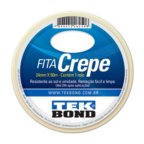 Imagem do produto Fita Crepe Tekbond 24Mm X 50M