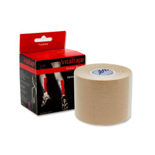 Fita De Kinésio Bandagem Adesiva Vitaltape Kinesiology Sports Bage