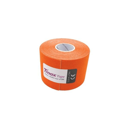 Imagem do produto Fita De Kinésio Tmax Bandagem Adesiva Laranja 5Mx5cm