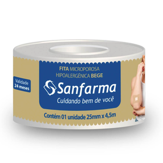 Imagem do produto Fita Microp Sanfarma 25X4.5M Bege