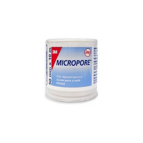 Imagem do produto Fita Micropore Hipoalerg 50 Mm X 10 Metros 3M