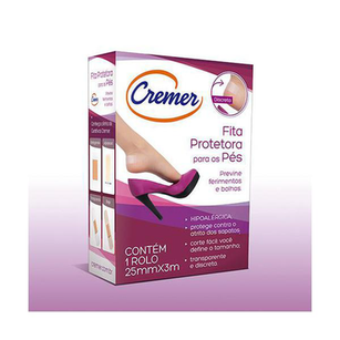 Imagem do produto Fita Protetora Para Os Pés Cremer 25 Mm X 3M