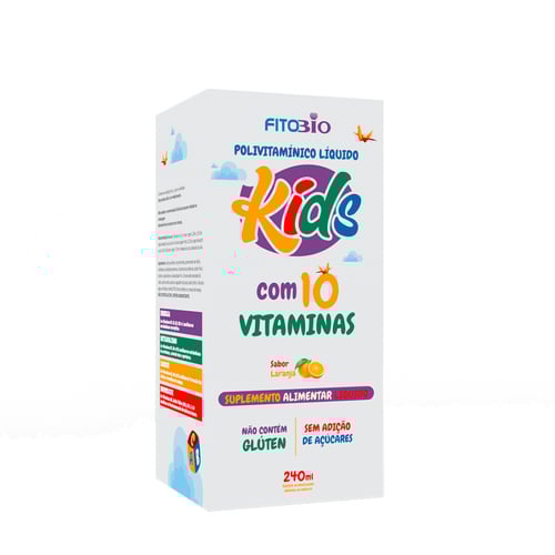 Fitobio Kids 240Ml Laranja