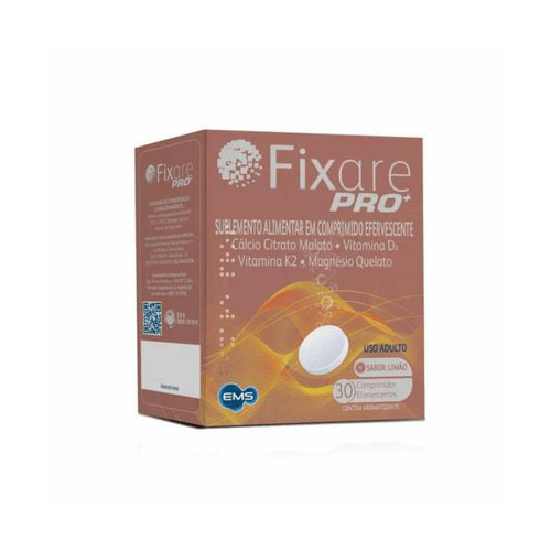 Fixare Pro+ Efervescente C/30 Comprimidos Sabor Limão