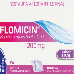 Imagem do produto Flomicin 200 Mg - 4 Envelopes Com 1 G