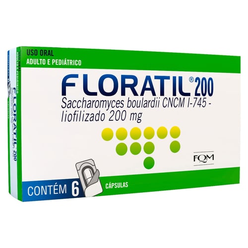 Floratil 200Mg 6Capsulas