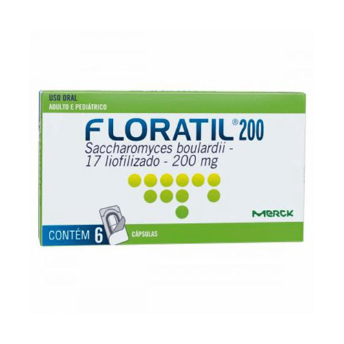 Floratil 200Mg Com 6 Cápsulas