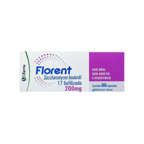 Florent 200Mg Com 6 Cápsulas Gelatinosas