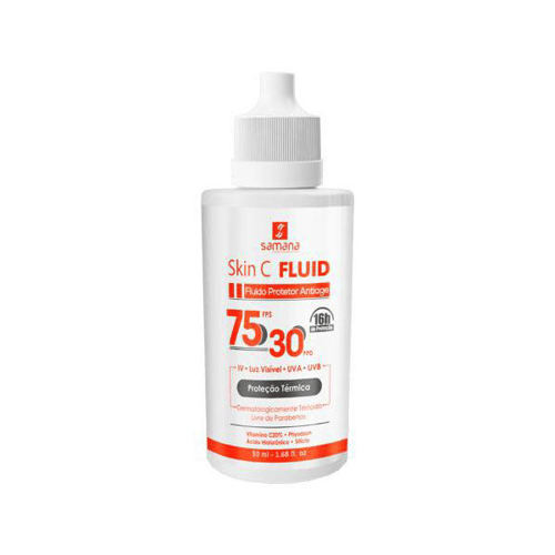 Fluido Antissinais Vitamina C 20% Fps75 Skin C Samana 50Ml