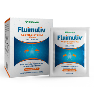 Fluimuliv Granulado Laranja 16 Envelope 5G