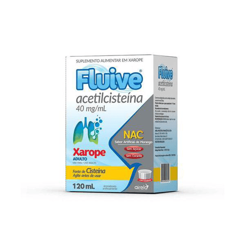 Imagem do produto Fluive 40Mg/Ml Xarope Com 120Ml Adulto