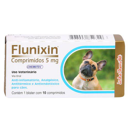 Flunixin 5Mg Chemitec C/ 10 Comprimidos