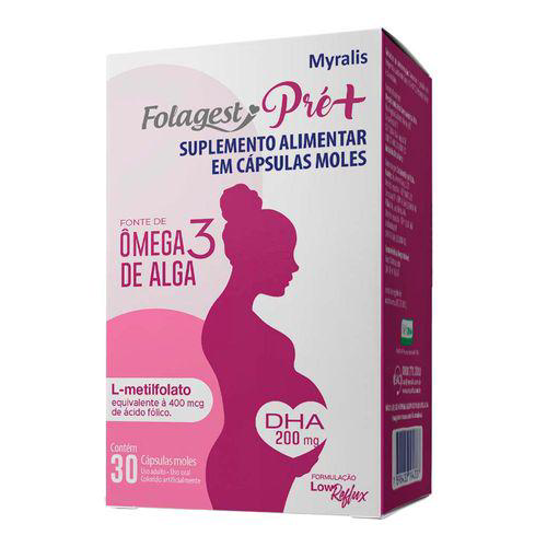 Imagem do produto Folagest Pré+ C/ 30 Cápsulas