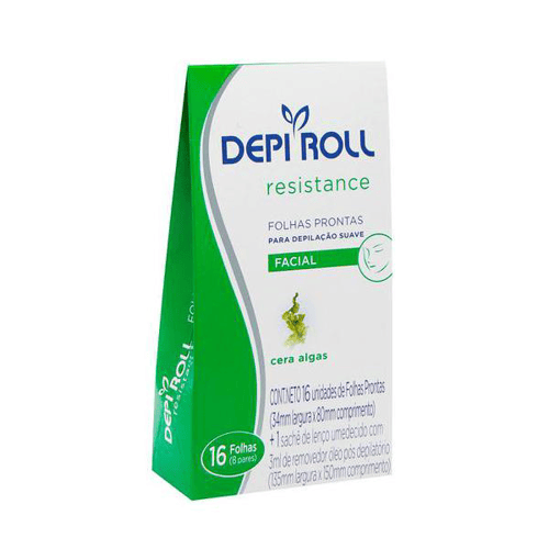 Imagem do produto Folha - Depilatoria Depiroll Alga Fac 8Un