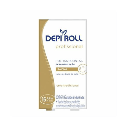 Imagem do produto Folha - Depilatoria Depiroll Trad Fac 8Un