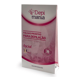 Folhas Prontas Para Depilação Facial Depi Mania