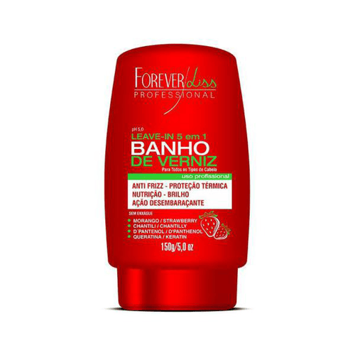 Imagem do produto Forever Liss Banho De Verniz Leavein 51 Morango 150Gr