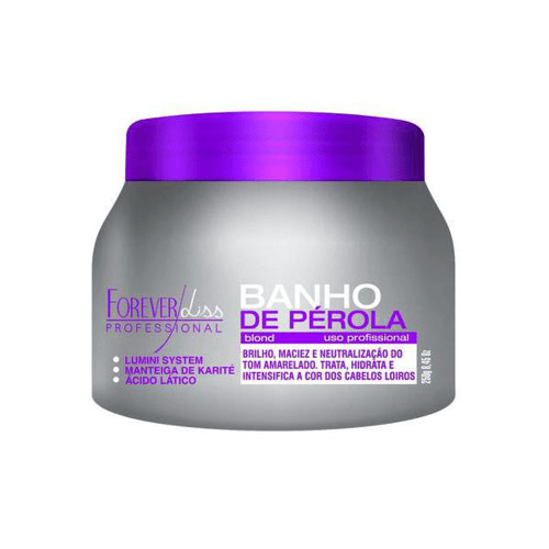 Forever Liss Professional Banho De Perola Máscara Loiro Brilhante 250G