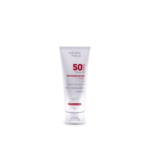 Imagem do produto Fotoprotetor Facial Fps 50 50 G Dermocosmético Vegano Extratos Da Terra
