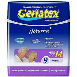 Imagem do produto Fralda Geriátrica Geriatex Premium Noturna Tamanho M