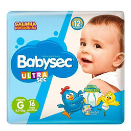 Fralda Babysec Ultra Tam G 20Un