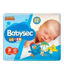 Imagem do produto Fralda Babysec Ultra Tam P 28Un