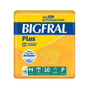 Fralda Bigfral - Plus Geriatrica Pequena 10Un