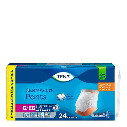 Fralda Calça Geriátrica Unissex Tena Pants Dermacare G/Eg 24 Unidades 24 Unidades