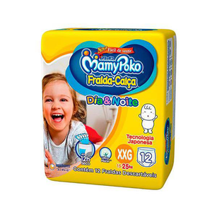 Imagem do produto Fralda Calça Mamypoko Dia E Noite Tamanho Xxg 12 Fraldas Descartáveis