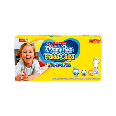 Imagem do produto Fralda Calça Mamypoko Dia E Noite Tamanho Xxg 36 Fraldas Descartáveis
