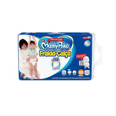 Imagem do produto Fralda Calça Mamypoko Super Seca Tamanho Xxg 48 Fraldas Descartáveis