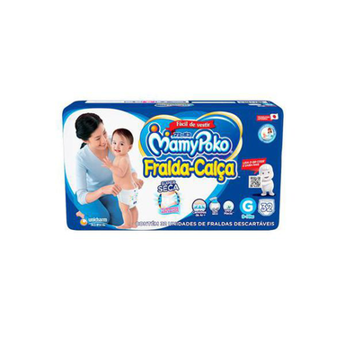 Imagem do produto Fralda Calça Mamypoko Tamanho G 32 Tiras