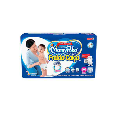 Imagem do produto Fralda Calça Mamypoko Tamanho M 38 Tiras