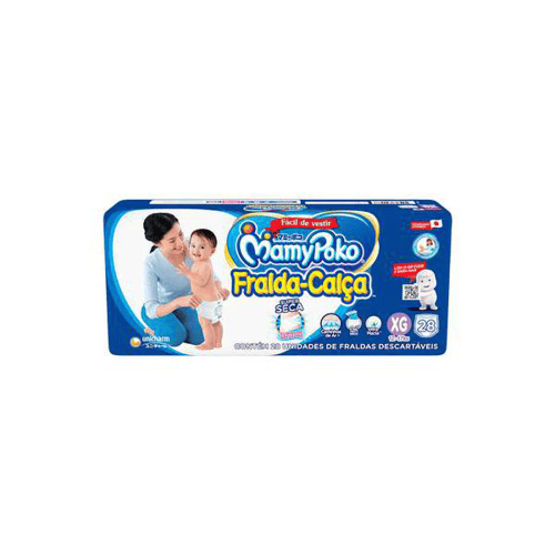 Imagem do produto Fralda Calça Mamypoko Tamanho Xg 28 Tiras