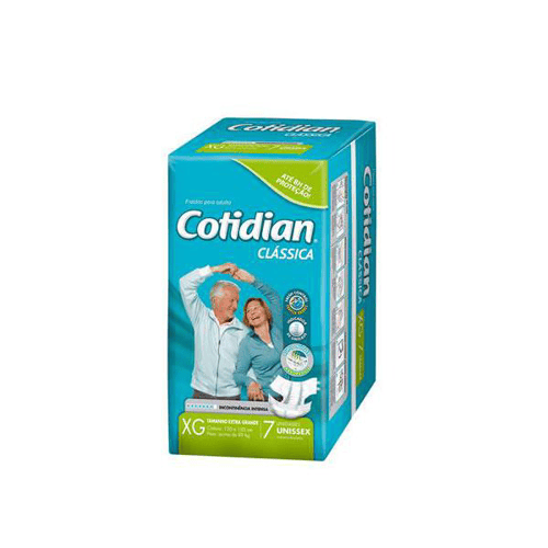 Imagem do produto Fralda Cotidian Clássica Com 7 Unidades Xg